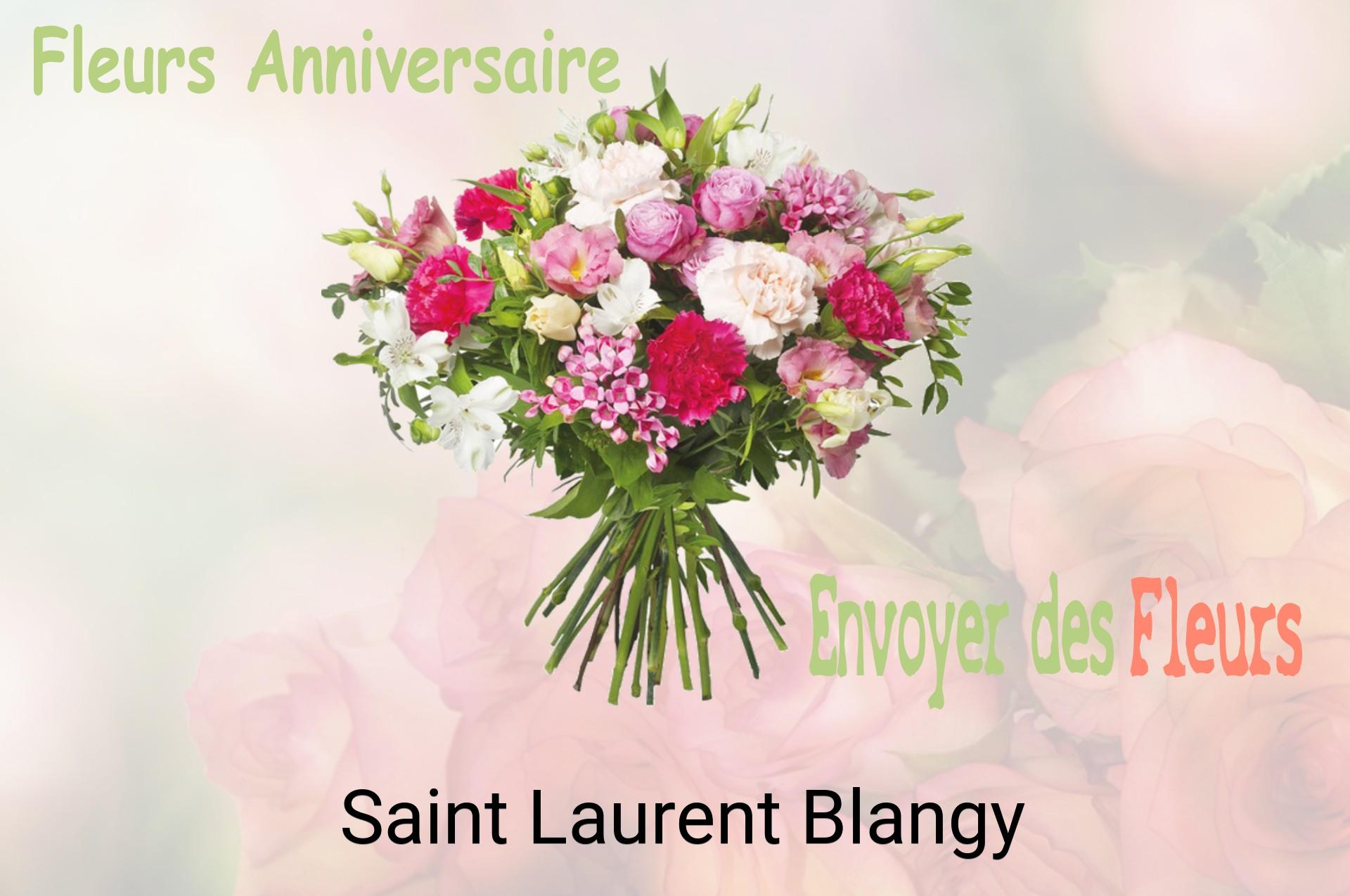 Bouquet de fleurs d’anniversaire livré à Saint-Laurent-Blangy