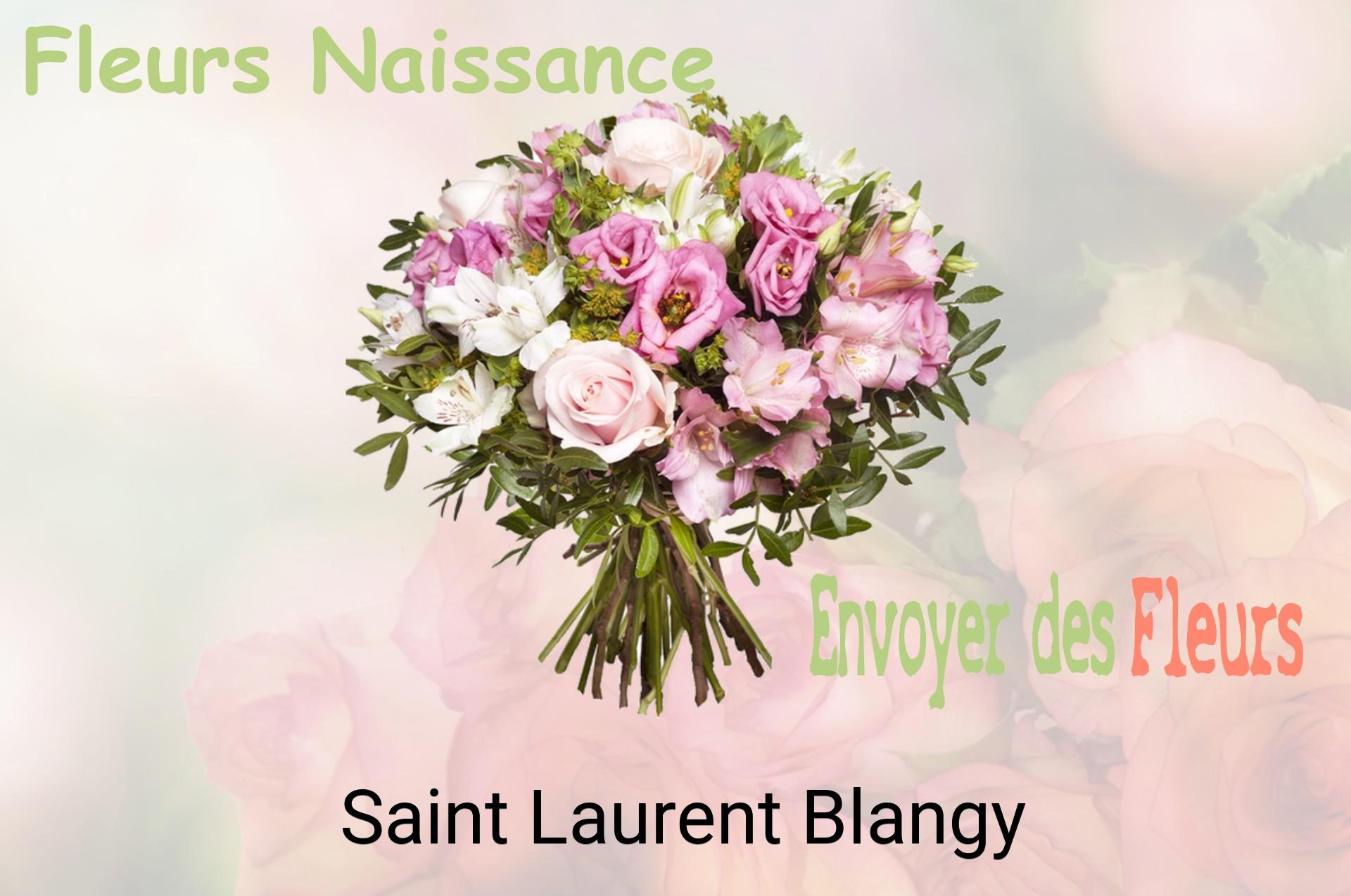 Bouquet de fleurs de naissance livré à Saint-Laurent-Blangy
